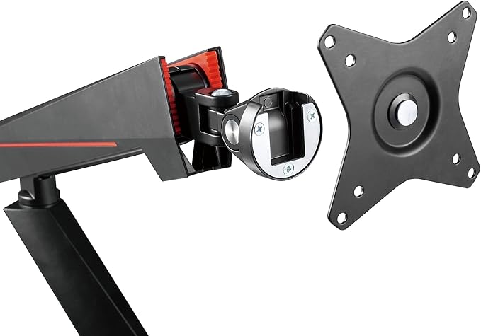 Twisted Mind Single RGB Monitor Mount, Spring-Assisted, Pro Gaming Monitor, Arm With Usb | LDT39-C012U