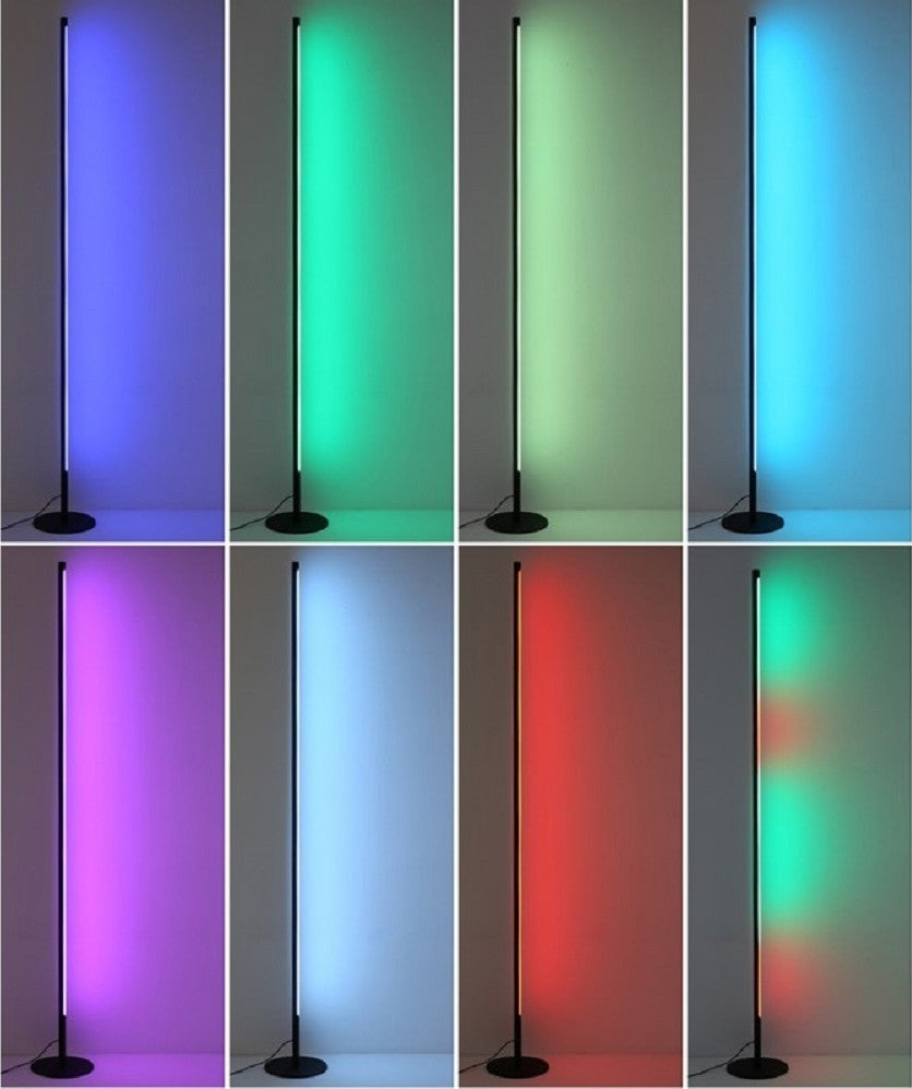 Gadgeton RGB Disc Base LED Floor Corner Light, Lamp With Remote Control - 745617