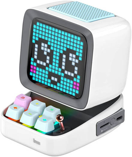 Divoom Ditoo Pro Bluetooth Mini Speaker - White