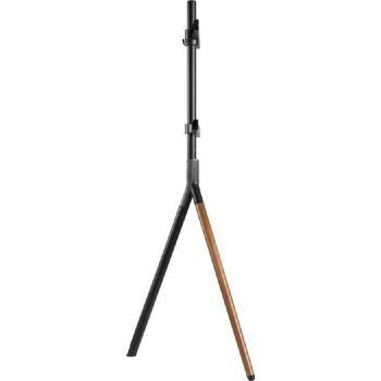 Gadgeton Easel Studio Tv Floor Stand, Mount For 49" - 70" Screen Size Supports - Grey/Walnut