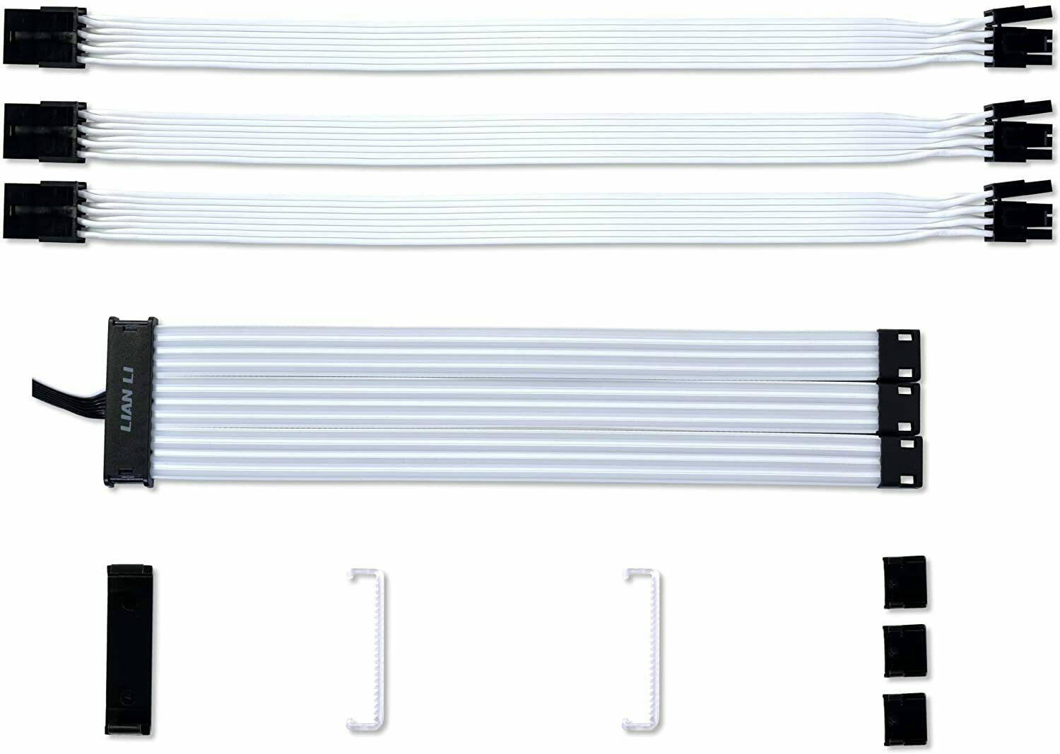 Lian-Li Strimer Plus V2 Triple 8 Pin Add-RGB Cable, Unlock Your Imagination, For Motherboard ARGB 3-Pin, 18 AWG Gauge, 162 Number of LEDs, Controller Not Included, 300mm Length | G89.PW12-PV2.00 - Desert Games