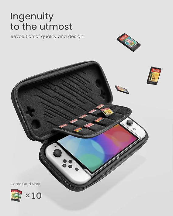 Tomtoc FancyCase-A05 NS Slim Case  - Black - Desert Games