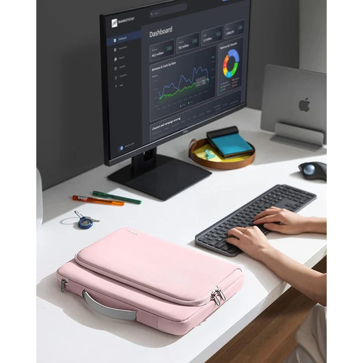 Tomtoc Defender-A14 Laptop Handbag 13 inches - Pink - Desert Games