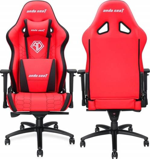 Anda Seat AD4XL-05-RB-PV Spirit King Series Gaming Chair - Red & Black