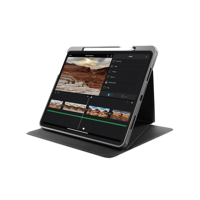 Tomtac Inspire-B02 iPad Tri-Mode Case for 12.9-inch iPad Pro - Black - Desert Games
