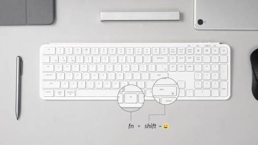 Keychron B6 Pro Wireless Keyboard, Full-Size, Ultra-Slim, English-Arabic Layout - Ivory White B6P-K8-AR - Desert Games