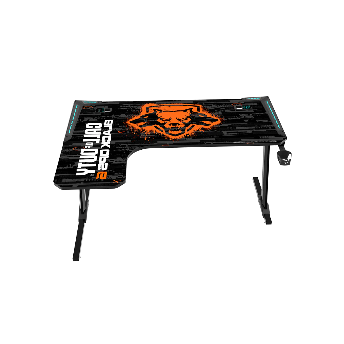 GAMEON Call Of Duty BLKOPS6-RAPTOR-L RGB Flowing Light Gaming Desk