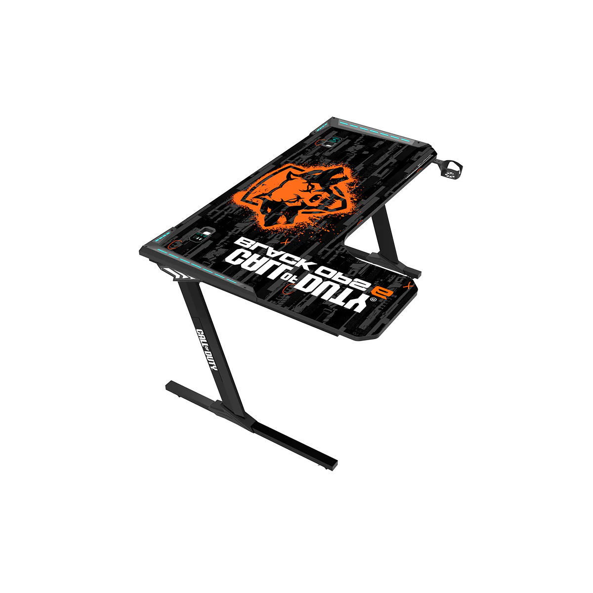 GAMEON Call Of Duty BLKOPS6-RAPTOR-L RGB Flowing Light Gaming Desk