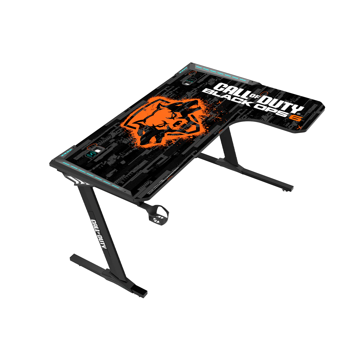 GAMEON Call Of Duty BLKOPS6-RAPTOR-R RGB Flowing Light Gaming Desk