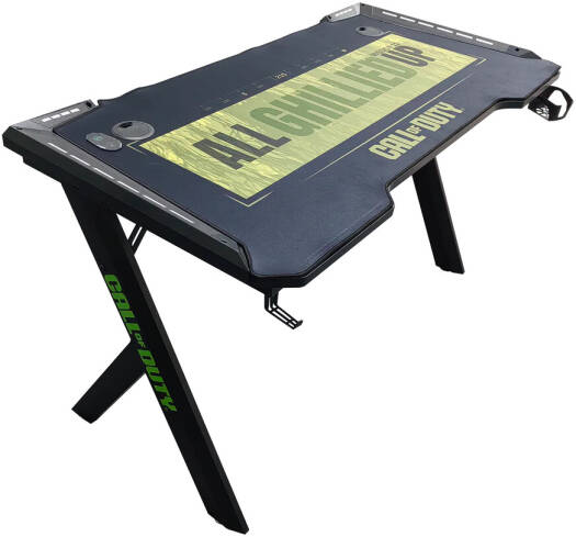 GAMEON Call Of Duty Hawksbill Series RGB Flowing Light Gaming Desk, Size 1200-600-720mm - Desert Games