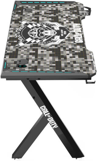 GAMEON Call Of Duty Hawksbill Series RGB Flowing Light Gaming Desk, (Size 1200-600-720mm)
