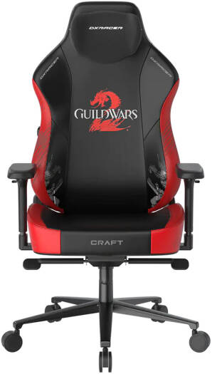 DXRacer Craft Guild Wars 2 Edition Gaming Chairs Large Size - Black / Red