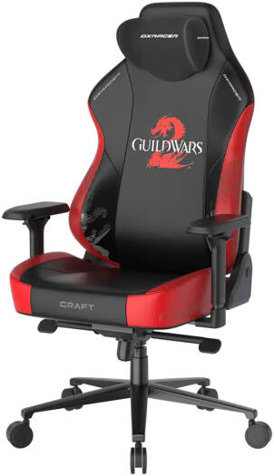 DXRacer Craft Guild Wars 2 Edition Gaming Chairs Large Size - Black / Red