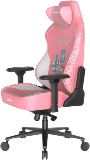 DXRacer Craft Pro Hello Human Cat Edition Gaming Chair, Extra Large - Pink