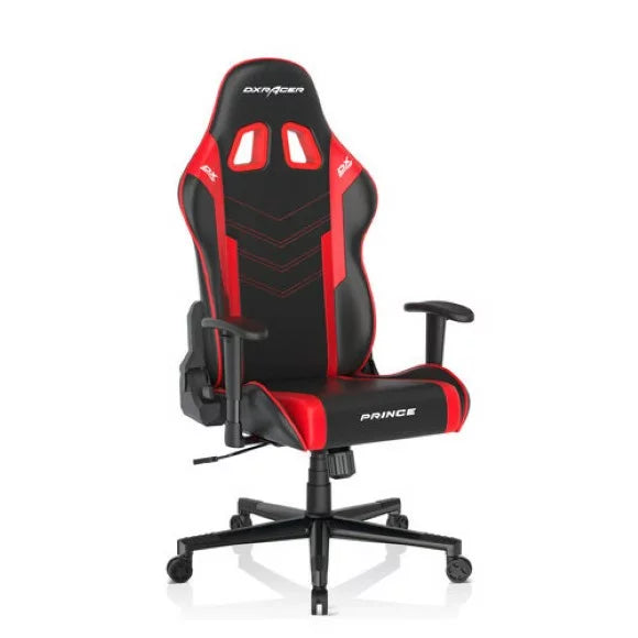 DXRacer P132 Prince Series Gaming Chair - Black/Red