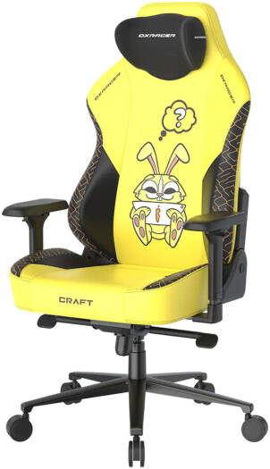 DXRacer Craft Dinorabbit Gaming Chairs, Extra Large Size - Yellow/Black