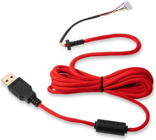 Glorious Ascended Cable V2, Highly Flexible & Ultra-light USB Mouse Cable, Red  G-ASC-RED - Desert Games