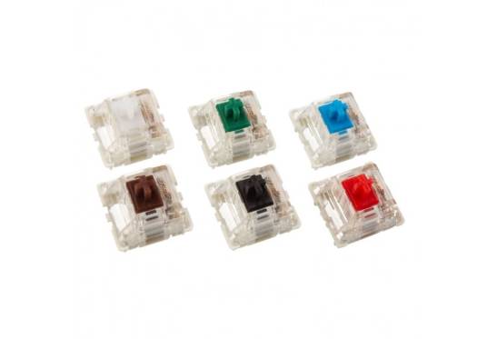 Glorious Gateron Mechanical Keyboard Switches, 120 Pieces For Full Keyboard, Green GAT-GREEN - Desert Games