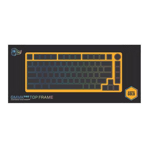 Glorious GMMK PRO 75% Alternative Top Frame - Yellow Gold GLO-ACC-P75-TF-GY - Desert Games