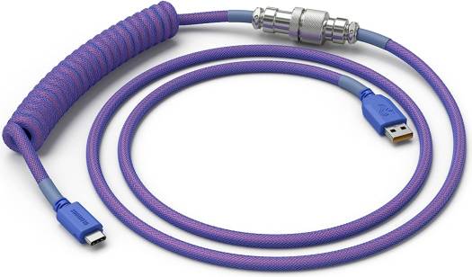 Glorious Coiled USB Type-C Keyboard Cable, Nebula  GLO-CBL-COIL-NEBULA