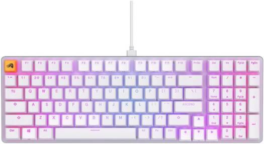 Glorious GMMK2 96% Keyboard Pre-Built -Arabic White GLO-GMMK2-96-FOX-W-A