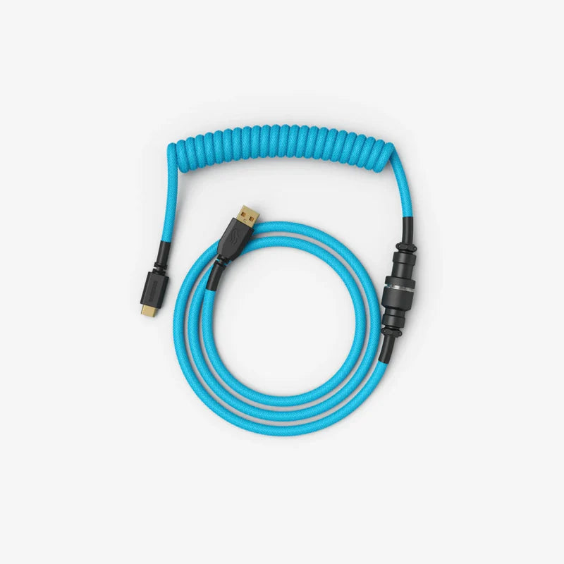 Glorious Gaming Premium Coiled Keyboard Cable - Cobalt Blue GLO-KB-ACC-CBL-COIL-CBLU - Desert Games