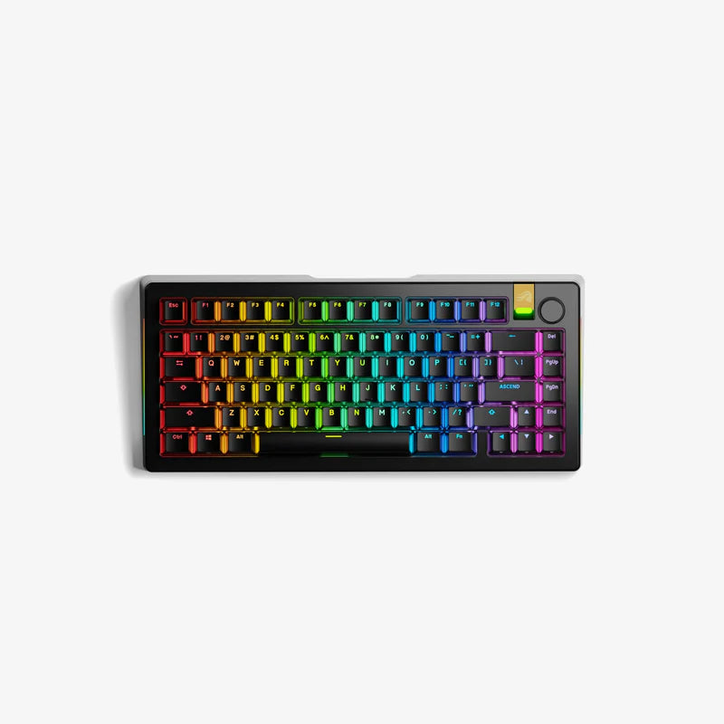 Glorious GMMK 3 PRO HE Prebuilt Wireless Keyboard - Black GMMK3-PRO-75-PB-HE-WL-BLK-US