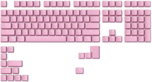 Glorious PC Gaming Race GMMK ABS Doubleshot V2 USA Base Kit, Keycap Set - Pink GLO-KC-ABS-USKIT-P - Desert Games
