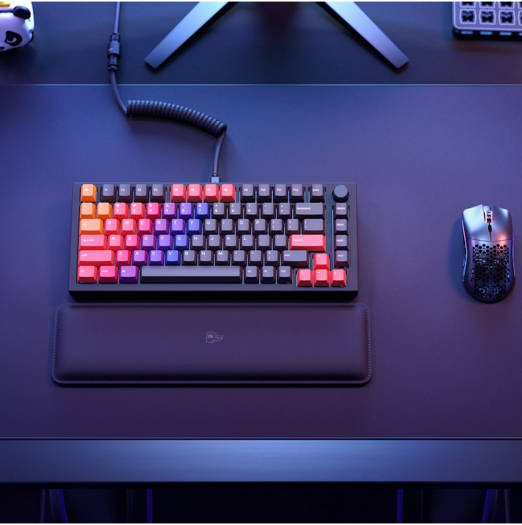 Glorious PBT Celestial Fire ANSI Mechanical Keycaps, 114 Keys  GLO-KC-GPBT-CF - Desert Games