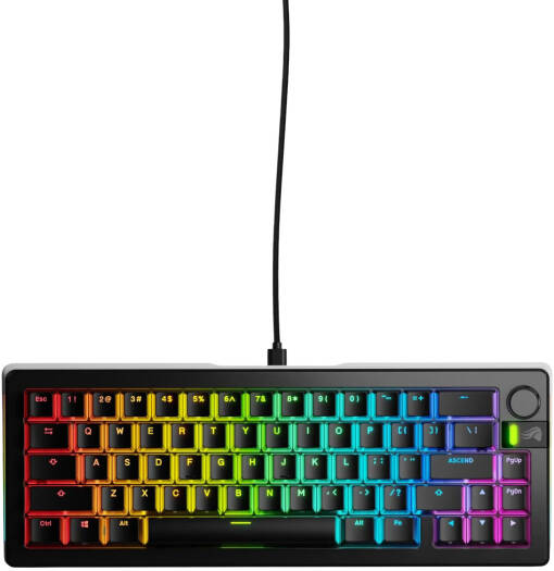Glorious GMMK 3 Pro Prebuilt 100% Wired Keyboard - Black GMMK3-PRO-100-PB-FOX-W-BLK-US