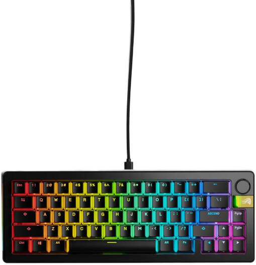 Glorious GMMK 3 PRO HE Prebuilt 75% Wired Keyboard - Black GMMK3-PRO-75-PB-HE-W-BLK-US