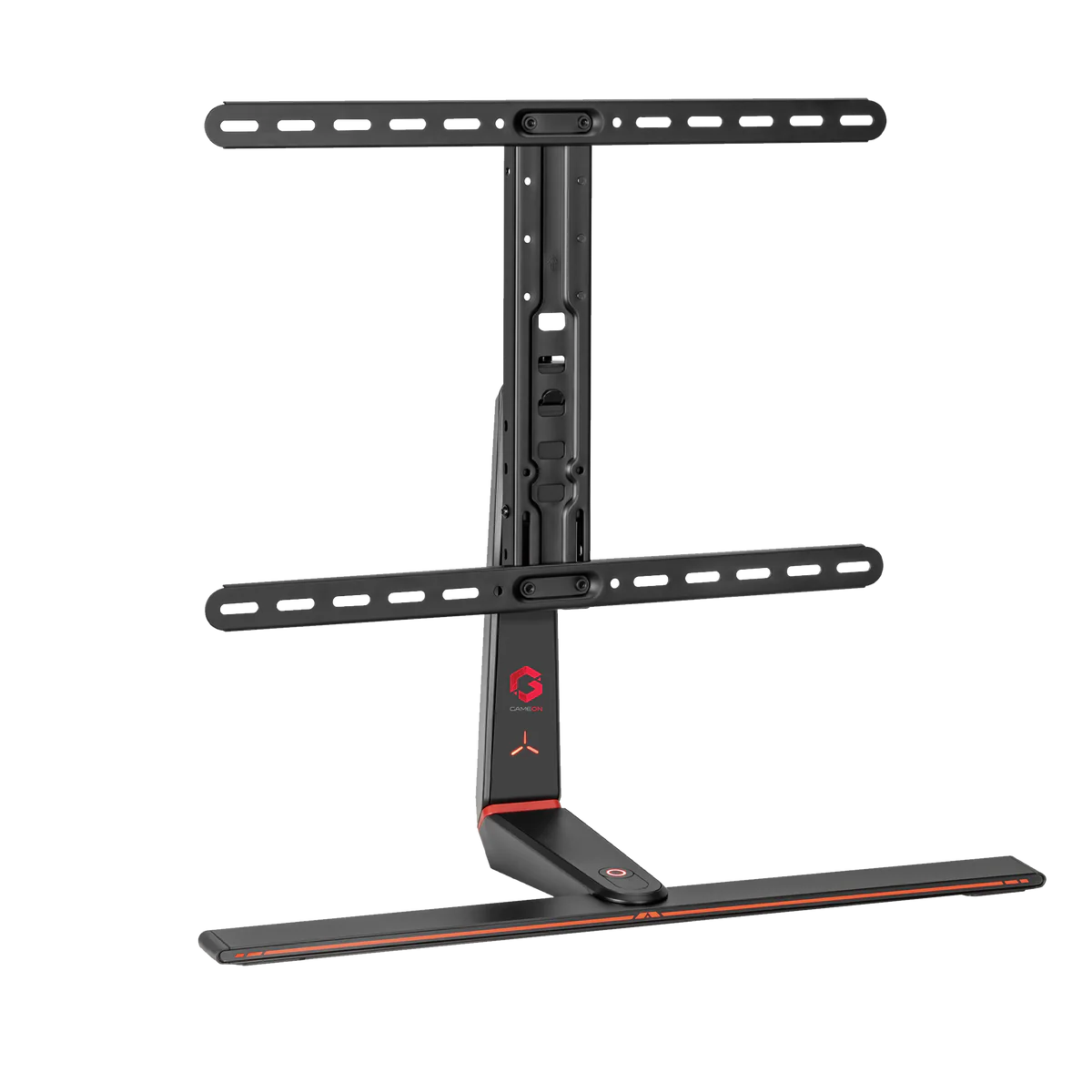 GAMEON GO-2021 RGB Lighting Gaming Table Top Stand For Gaming And Office Use, 37" - 65", Arm Up To 40 KG, Black