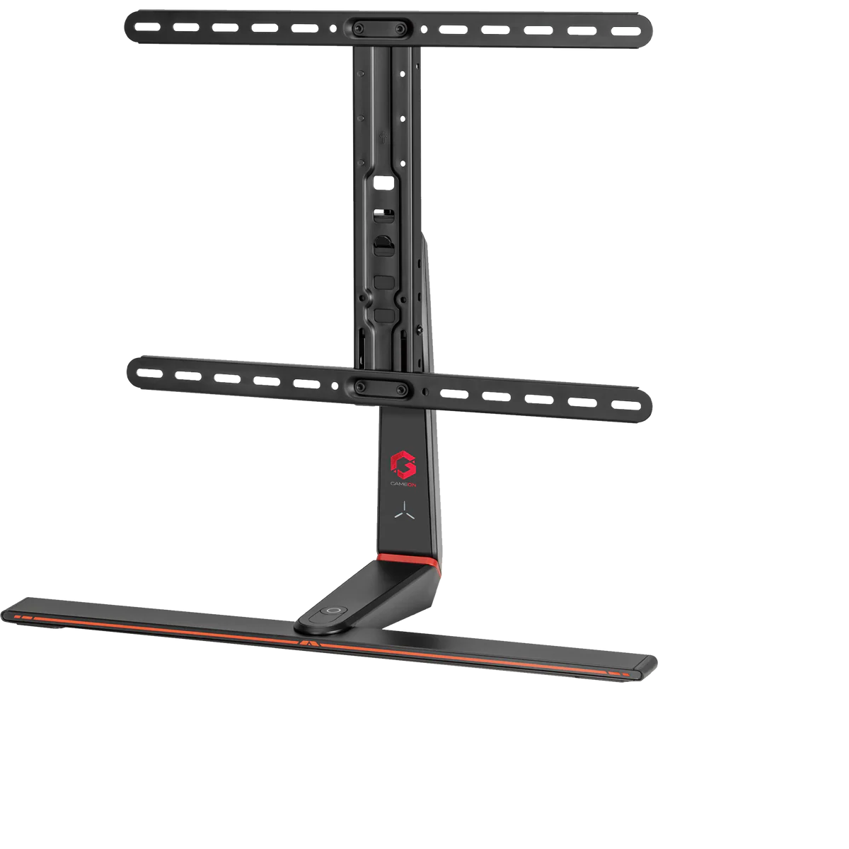 GAMEON GO-2021 RGB Lighting Gaming Table Top Stand For Gaming And Office Use, 37" - 65", Arm Up To 40 KG, Black