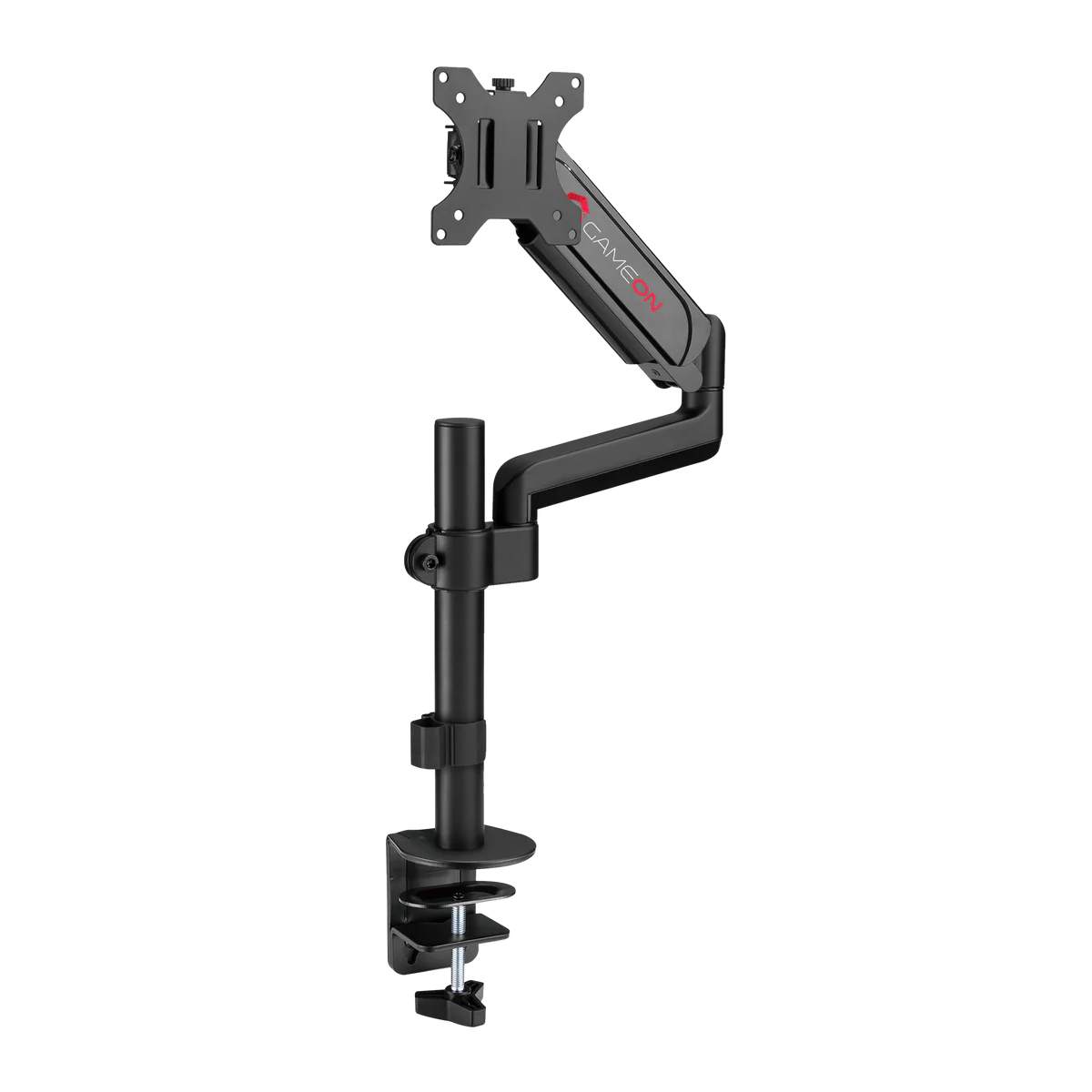 GAMEON GO-3363 Pole-Mounted Spring-Assisted Single Monitor Arm