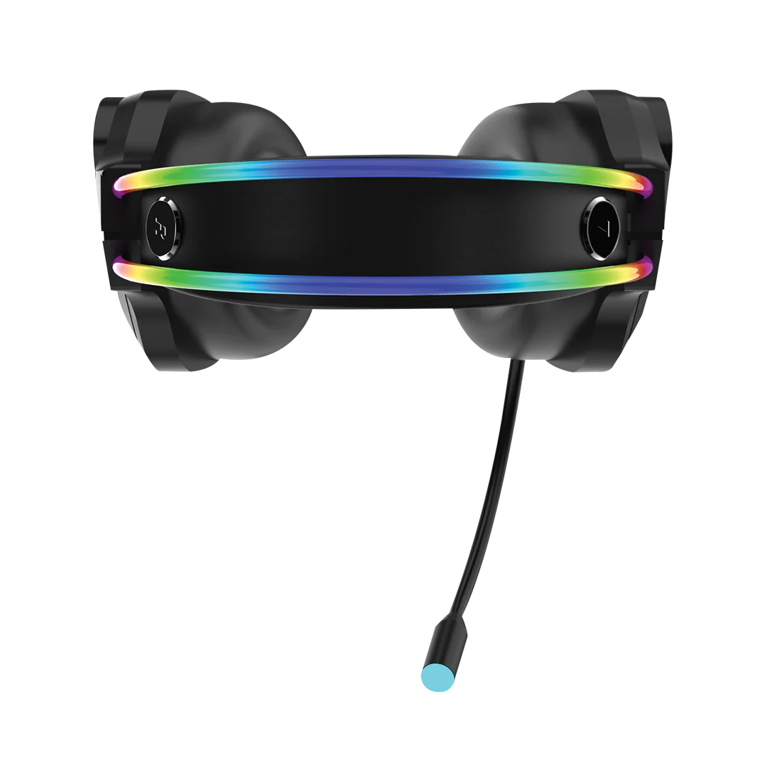 GAMEON GO-712 RGB Gaming Headset With Detachable Mic - Black