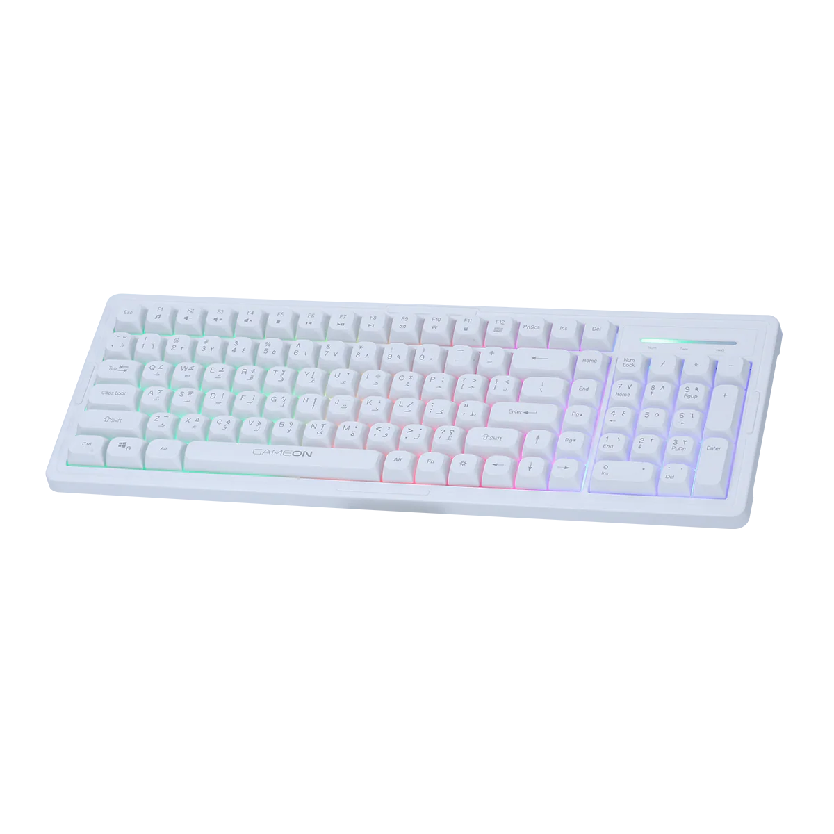 GAMEON GO-CYPHERW-XL-W All-In-One Gaming Bundle (Keyboard, Headset, Mouse & Mousepad)