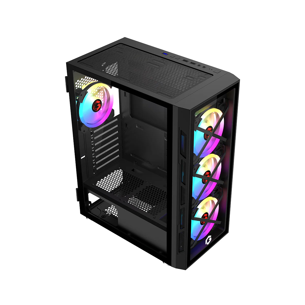 GAMEON TRIDENT III ARGB Mid Tower Gaming Case