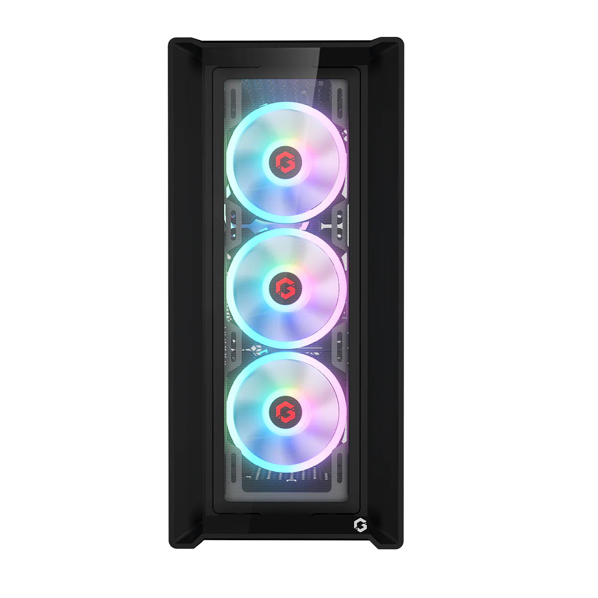 GAMEON Vortex Midnight Series Mid Tower Gaming Case - Black - Desert Games