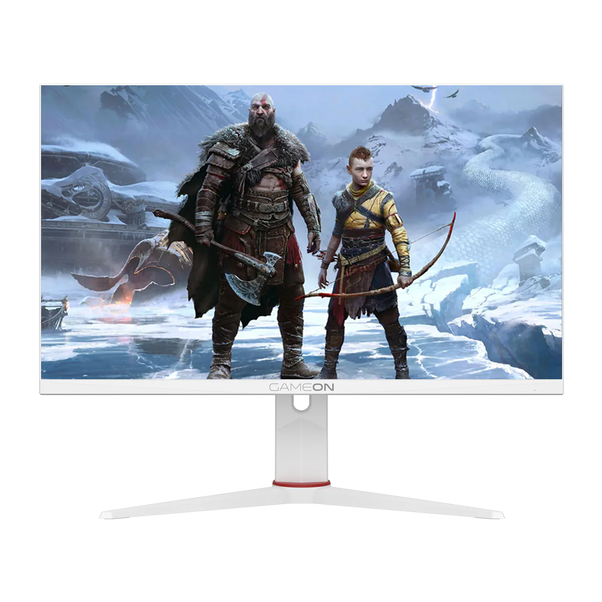 GAMEON GOA24FHD180IPS Artic Pro Series 24" FHD, 180Hz, MPRT 0.5ms, Fast IPS Gaming Monitor (Supports PS5) - White