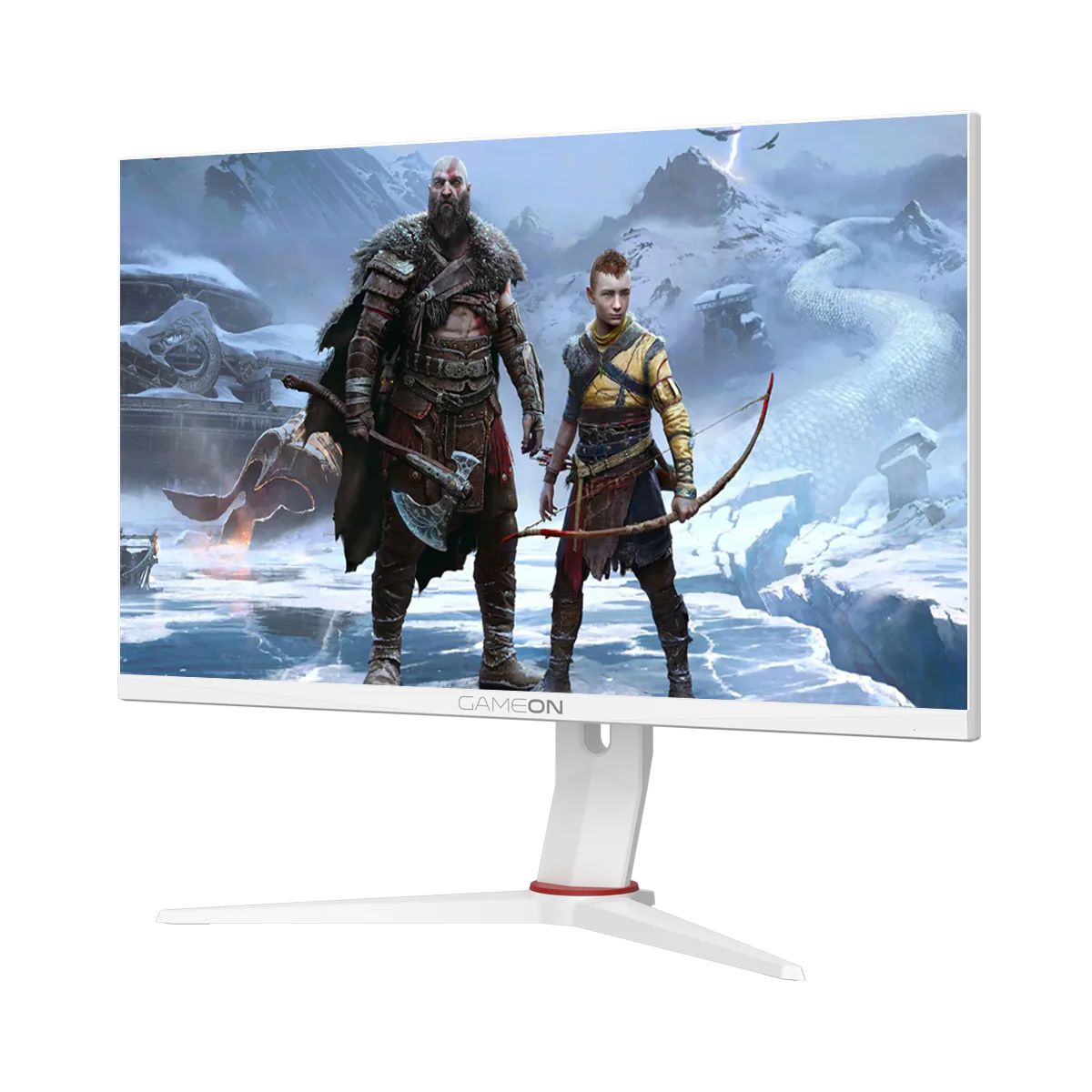GAMEON GOA24FHD180IPS Artic Pro Series 24" FHD, 180Hz, MPRT 0.5ms, Fast IPS Gaming Monitor (Supports PS5) - White