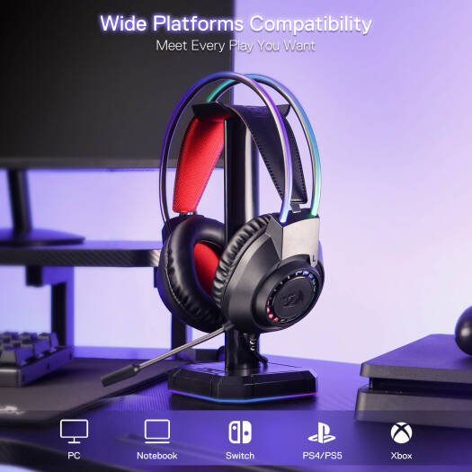Redragon Scream H231 Gaming Headphones - Black