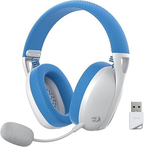 Redragon H848 BT Wireless Gaming Headset - Blue