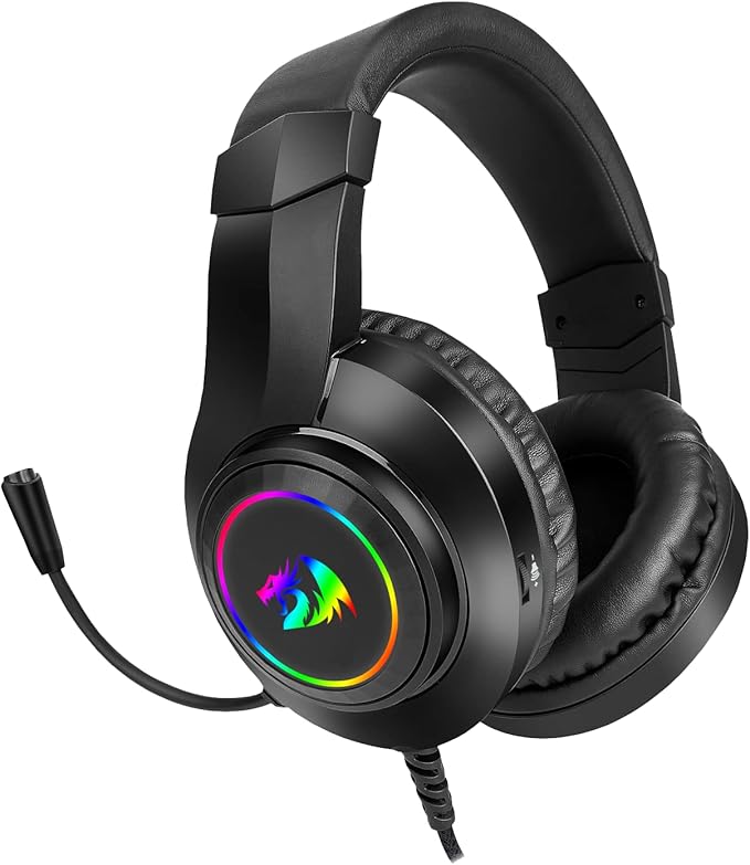 Redragon HYLAS H260 RGB Wired Gaming Headset - Black