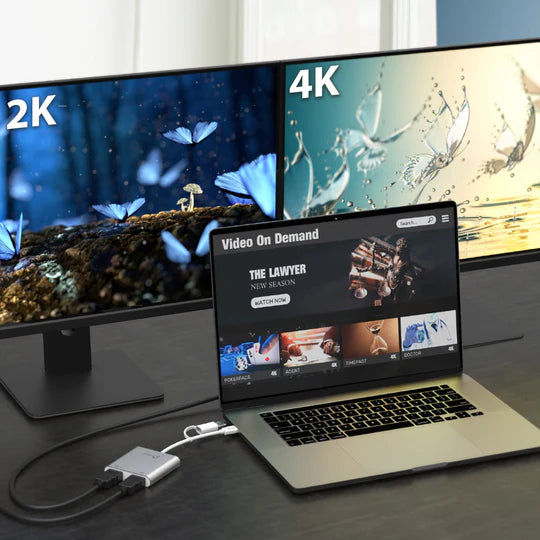 J5 Create USB-C® to Dual HDMI™ Multi-Monitor Adapter