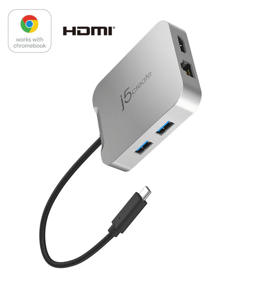 J5 Create 4K60 Elite USB-C® PD Multi-Port Adapter