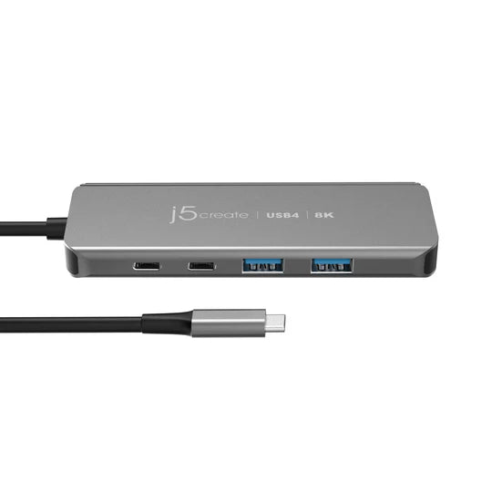 J5 Create USB4® 8K60 Slim Hub - Desert Games