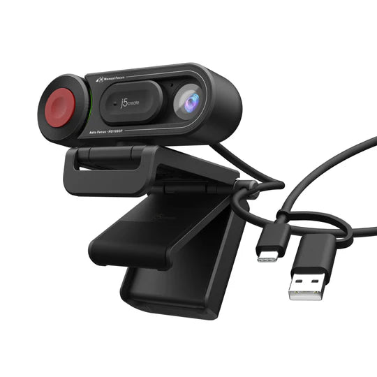 J5 Create HD Webcam with Auto & Manual Focus Switch