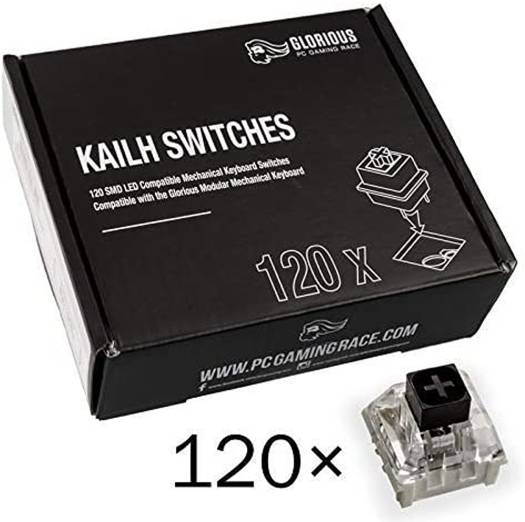 Glorious PC Gaming Race Kailh Box Mechanical Keyboard Switches, Black  KAI-BLACK - Desert Games