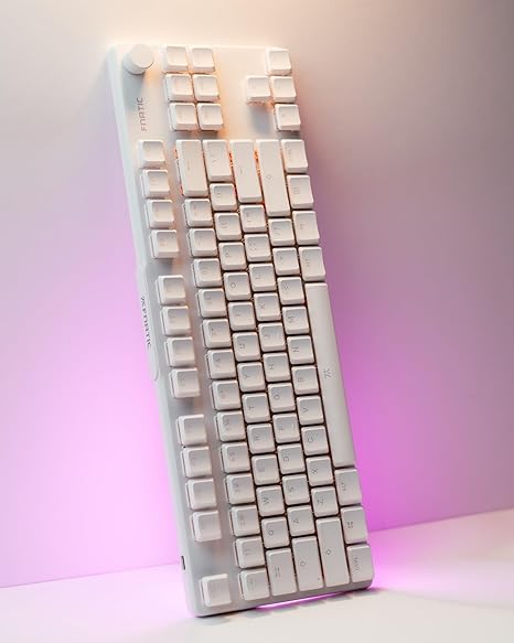 Fnatic STREAK80 LP White TKL Mechanical Low Profile Pro Gaming Keyboard