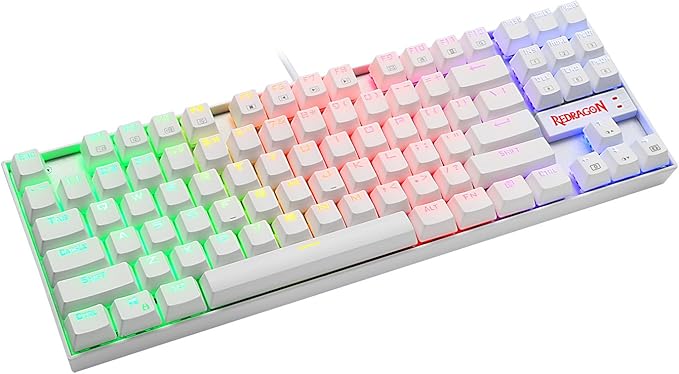 Redragon K552 Mechanical Gaming Keyboard - White